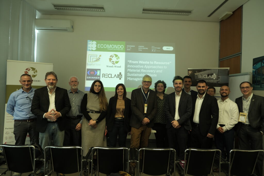 W2W project at Ecomondo in Rimini, Italy with other Horizon Europe projects. The event was organised by ISWA, communications and dissemination partners in W2W project. 